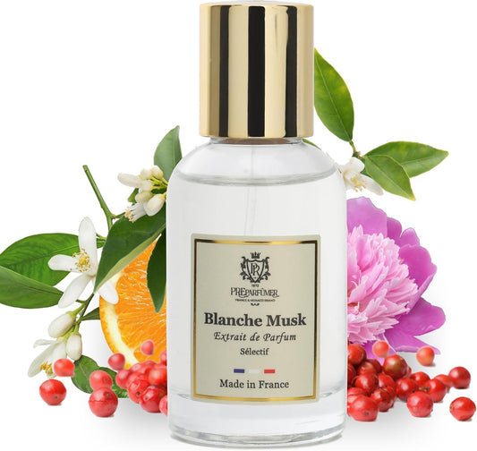 PREparfumer Blanche Musk From France – Elegant Scents From France – Luxury Fragrance – Long Lasting Perfume – Perfect Gift For Him and Her