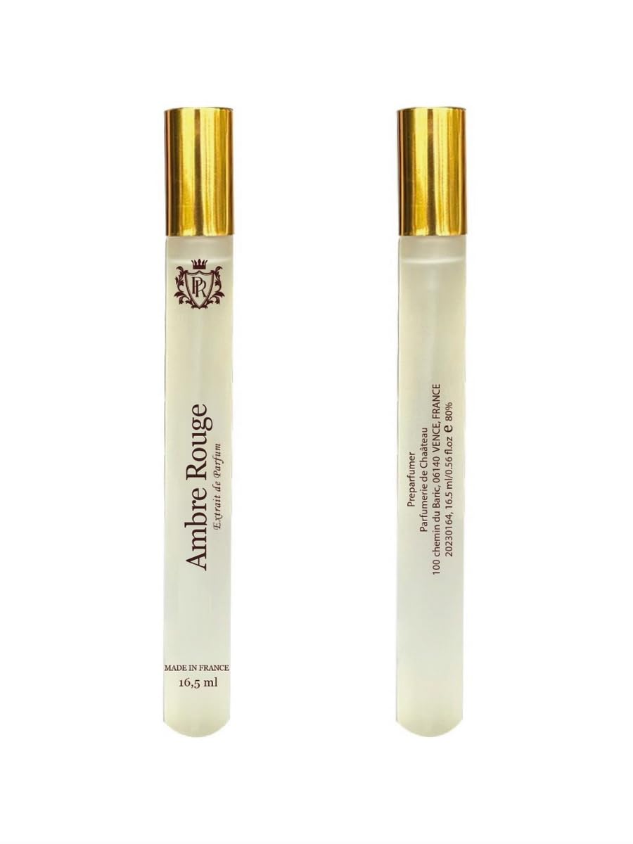PREparfumer Ambre Rouge From France – Elegant Scents From France – Luxury Fragrance – Long Lasting Perfume – Perfect Gift For Him and Her