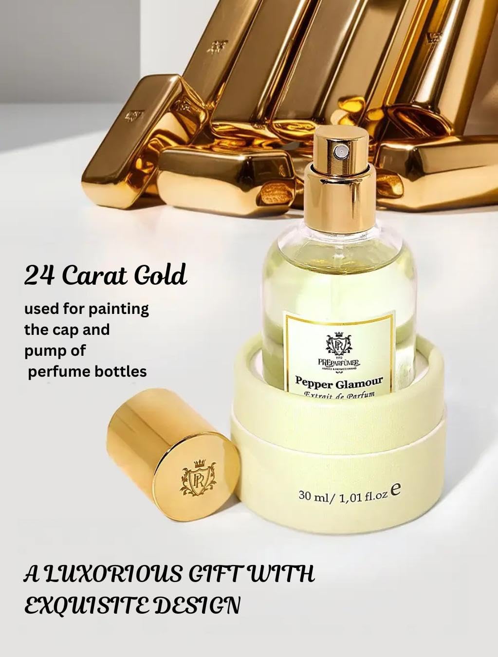 PREparfumer Pepper Glamour From France – Elegant Scents From France – Luxury Fragrance – Long Lasting Perfume – Perfect Gift For Him and Her