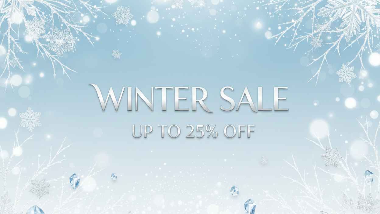 winter sale up to 25%